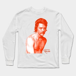 Retro Christopher Walken Stache Tribute Long Sleeve T-Shirt